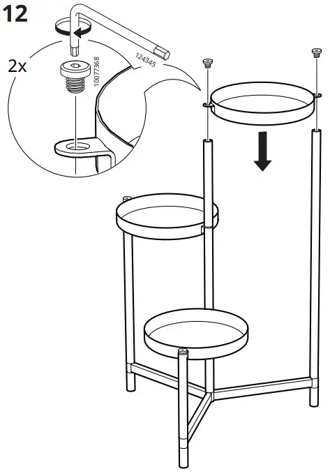 IKEA OLIVBLAD Plant Stand - fig 14