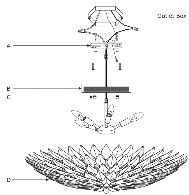 CRYSTORAMA-505-MT-Broche-Four-Light-Ceiling-Mount-fig-5