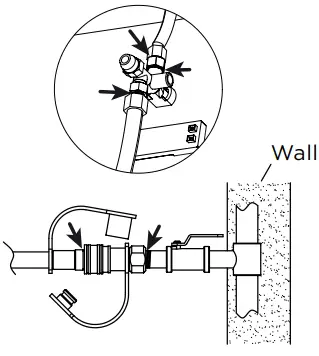 real flame SC G0002-10 Natural Gas Conversion Kit - Leaks