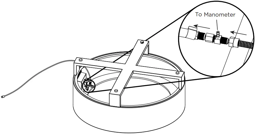real flame SC G0002-10 Natural Gas Conversion Kit - Manometer