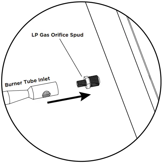 real flame SC G0002-10 Natural Gas Conversion Kit - burner