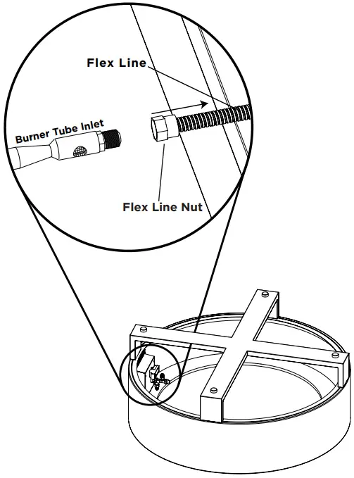 real flame SC G0002-10 Natural Gas Conversion Kit - unscrewing