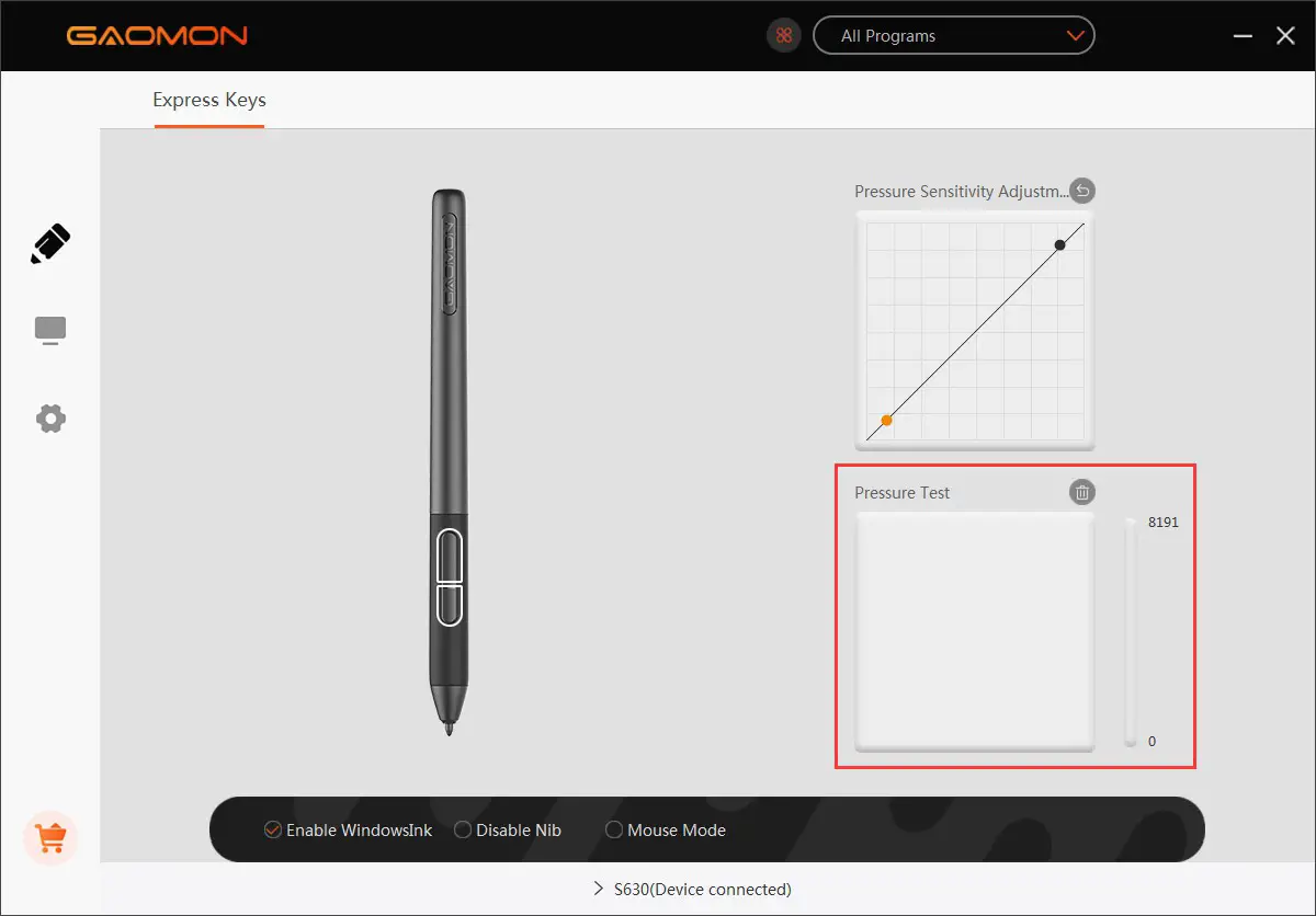 GAOMON S630 3 2 Inches Graphics Drawing Tablet - Function Setting 10