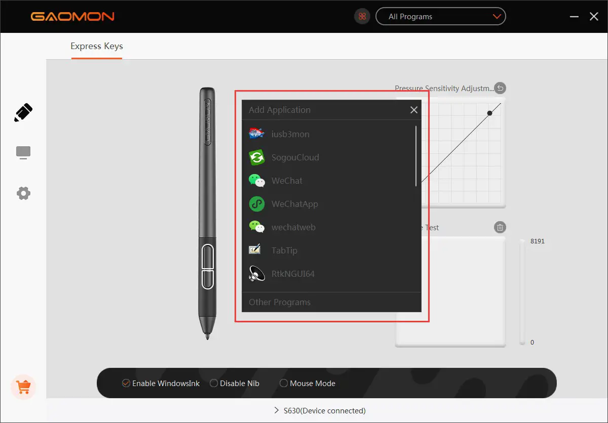 GAOMON S630 3 2 Inches Graphics Drawing Tablet - Function Setting 14