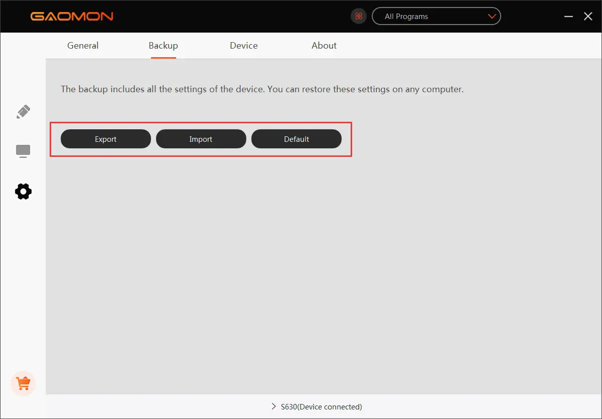 GAOMON S630 3 2 Inches Graphics Drawing Tablet - Function Setting 15
