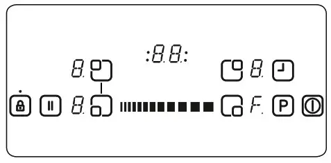 SHARP KH-6I27CS00-EU Electric Induction Hob - button