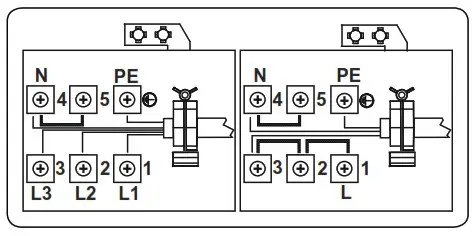 SHARP KH-6I27CS00-EU Electric Induction Hob - connection