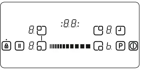SHARP KH-6I27CS00-EU Electric Induction Hob - display
