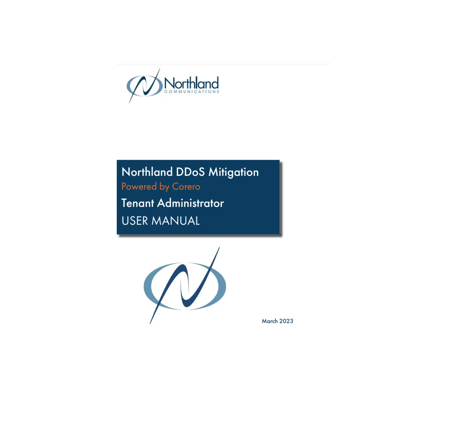 Northland Communications Ddos Mitigation Tenant User User Manual Northland Communications Ddos Mitigation Tenant User User Manual