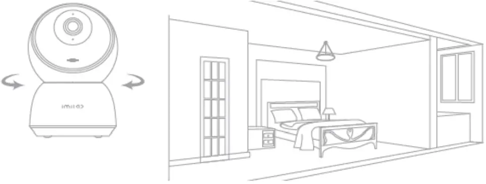 imilab CMSXJ16A Home Security Camera - Automatic Surveillance