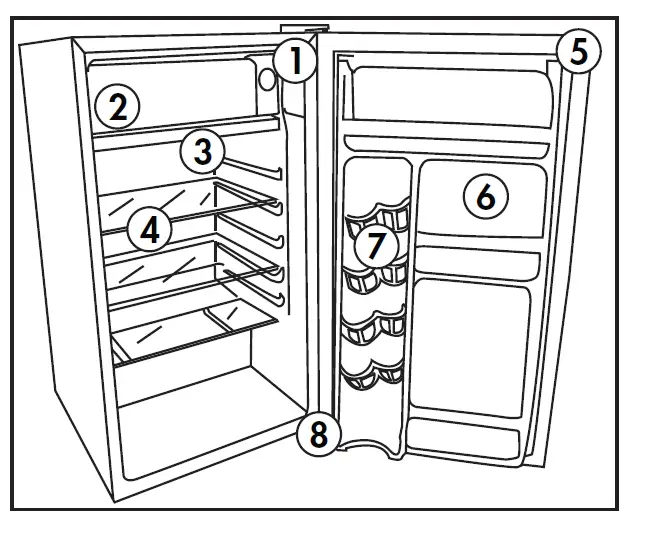 CROSLEY-ARX443UW -Top-Mount-Refrigerator-01