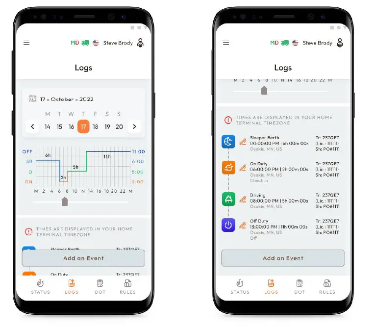 Apps Amber ELD Application for Android Driver-fig-12