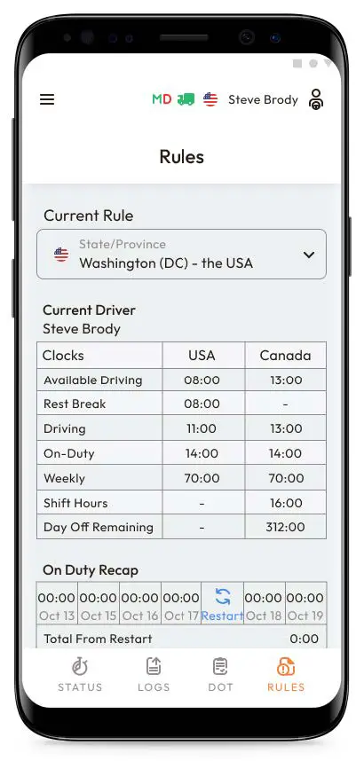 Apps Amber ELD Application for Android Driver-fig-6