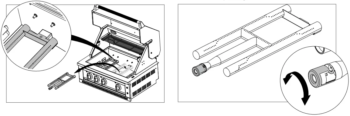 NEWAGE 66913 36 Inch Liquid Propane 5 Burner Grill - fig 10