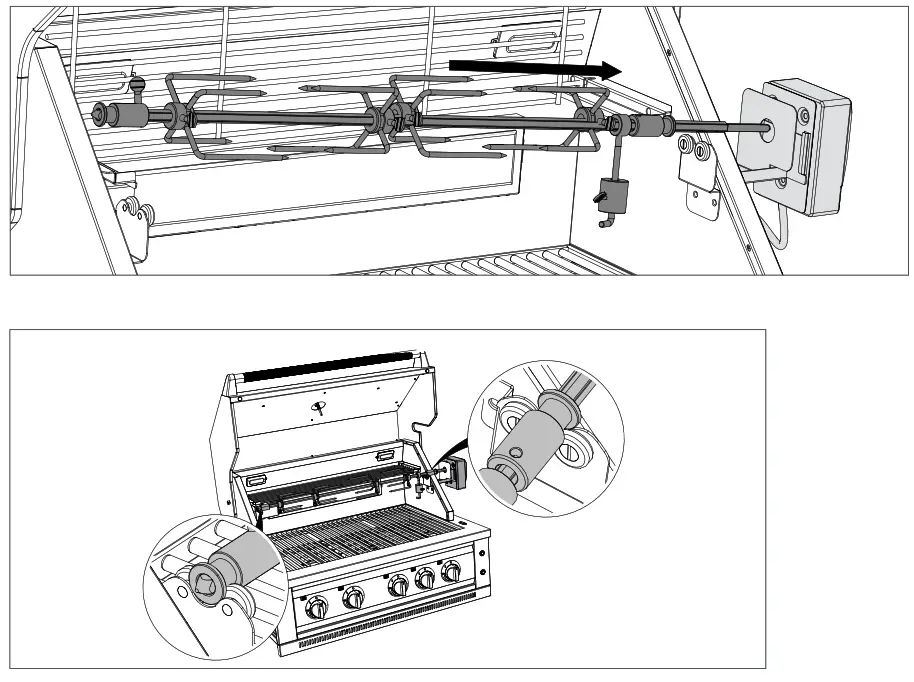NEWAGE 66913 36 Inch Liquid Propane 5 Burner Grill - fig 10