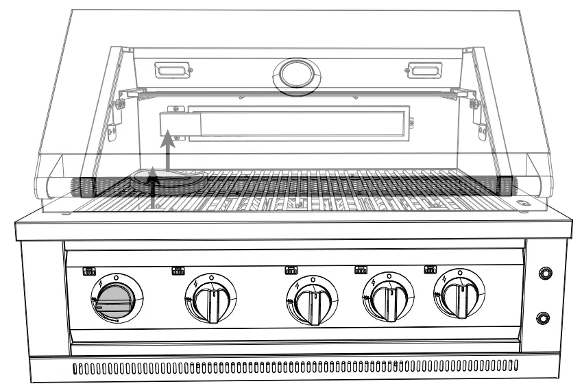 NEWAGE 66913 36 Inch Liquid Propane 5 Burner Grill - fig 15