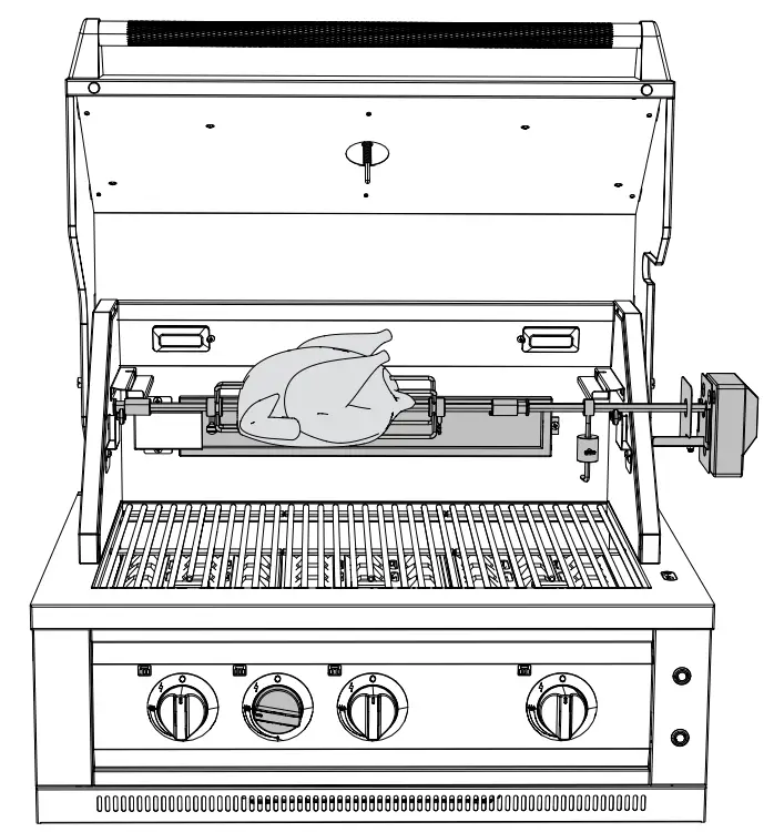 NEWAGE 66913 36 Inch Liquid Propane 5 Burner Grill - fig 16
