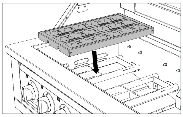 NEWAGE 66913 36 Inch Liquid Propane 5 Burner Grill - fig 2