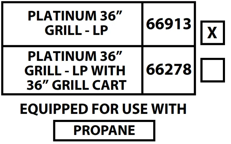 NEWAGE 66913 36 Inch Liquid Propane 5 Burner Grill - fig 22
