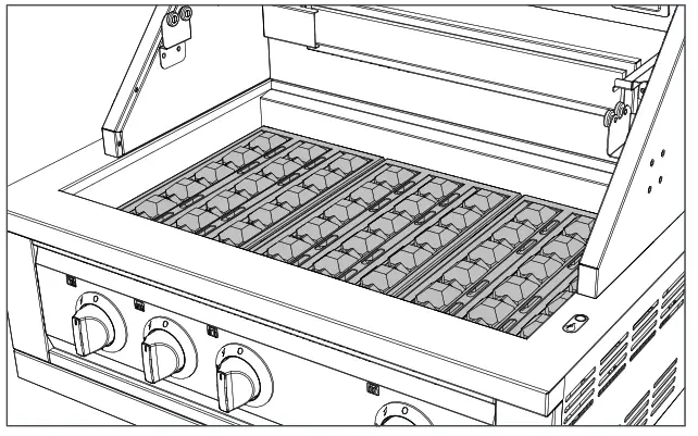NEWAGE 66913 36 Inch Liquid Propane 5 Burner Grill - fig 4