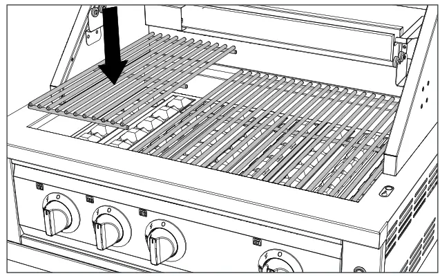 NEWAGE 66913 36 Inch Liquid Propane 5 Burner Grill - fig 5