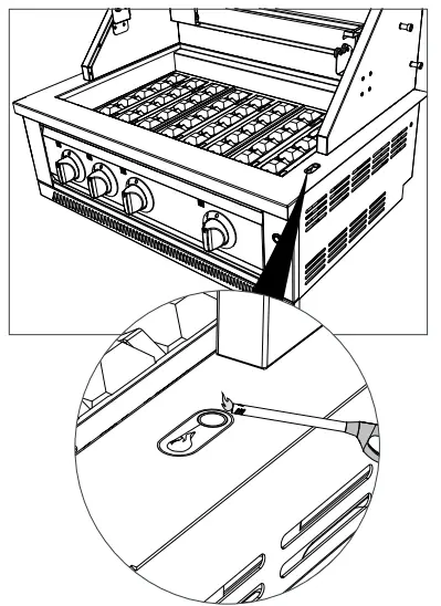 NEWAGE 66913 36 Inch Liquid Propane 5 Burner Grill - fig 7