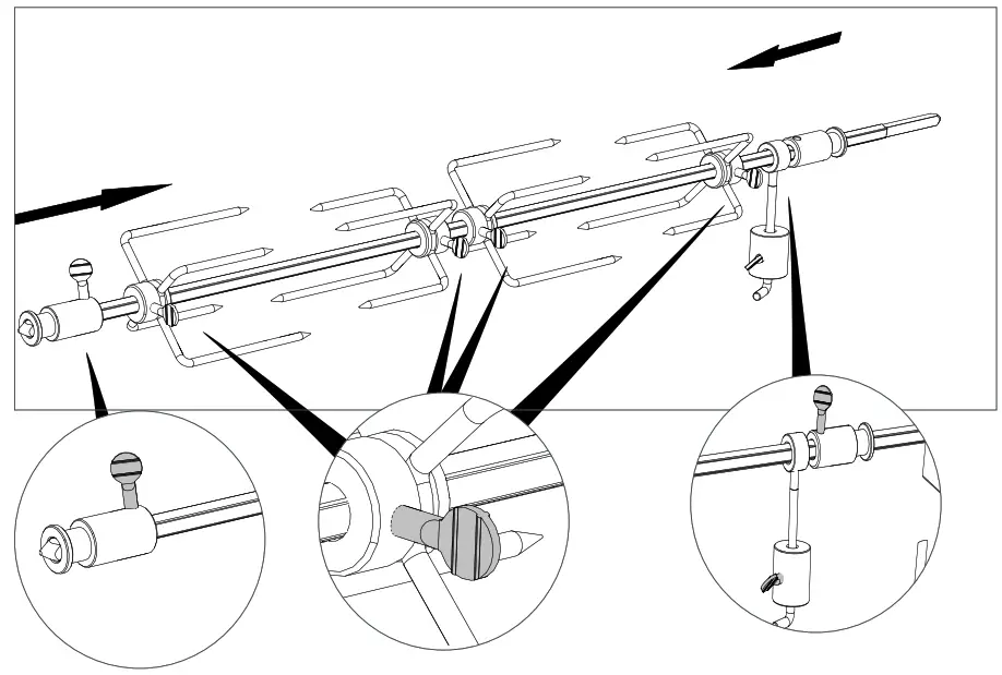 NEWAGE 66913 36 Inch Liquid Propane 5 Burner Grill - fig 8
