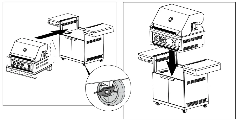 NEWAGE 66913 36 Inch Liquid Propane 5 Burner Grill - figure 13