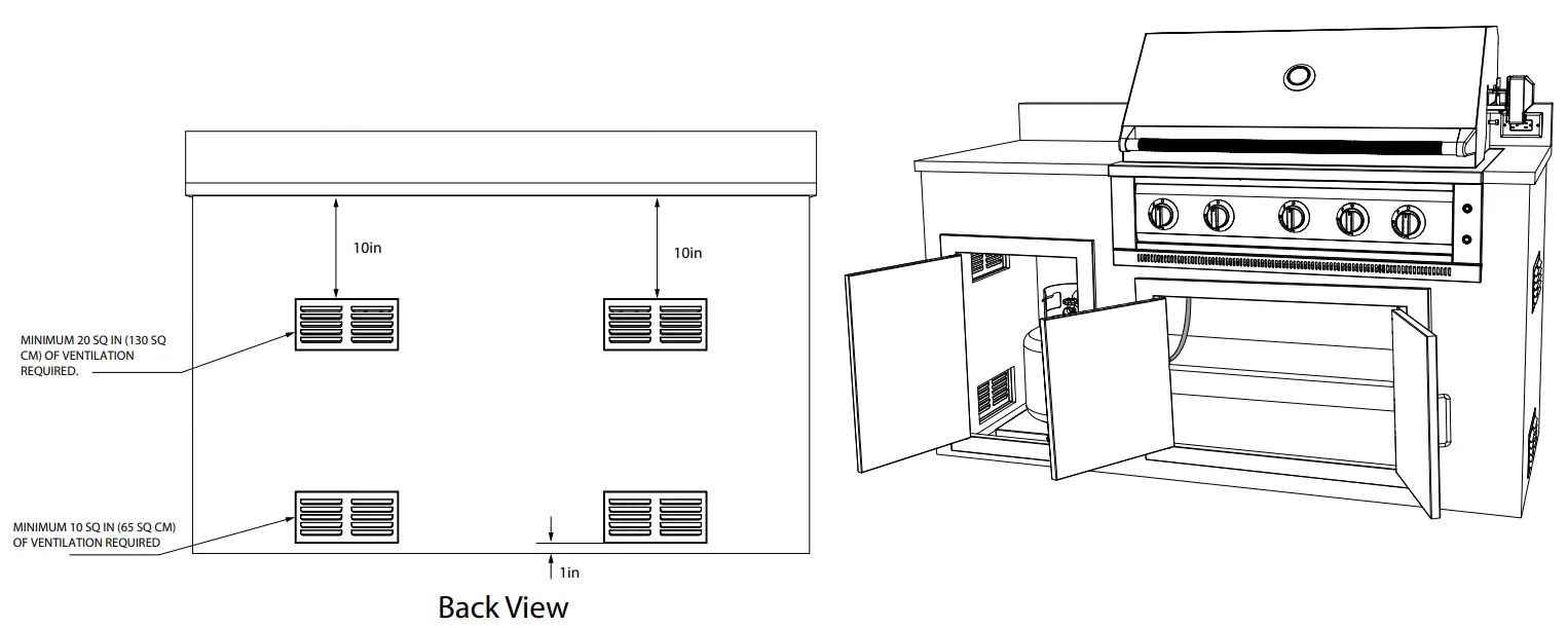 NEWAGE 66913 36 Inch Liquid Propane 5 Burner Grill - figure 26