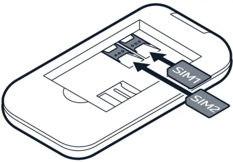 Insert the second SIM