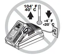 FUSION F-15XP Cordless Finish Nailers Instruction Manual - Do not charge battery cartridge