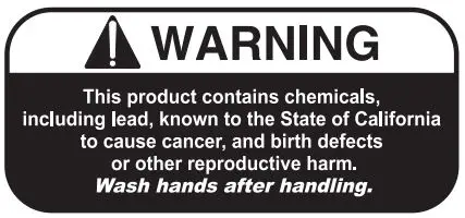 FUSION F-15XP Cordless Finish Nailers Instruction Manual - Warning