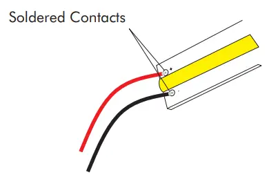 LED WORLD FA 480 5 12V X No Spot COB Lighting LED Flex Strip - SOLDERING