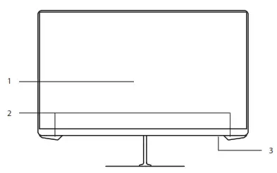 ADX A24GMF22 FIRESIGHT HF165 24 Inch 165Hz Gaming Monitor - Front View