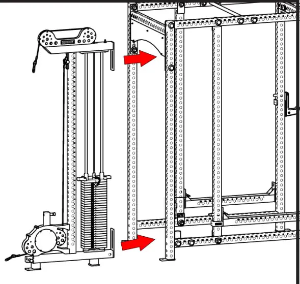 SORINEX P02283 Lat Pull Low Row Machine - ASSEMBLY 3
