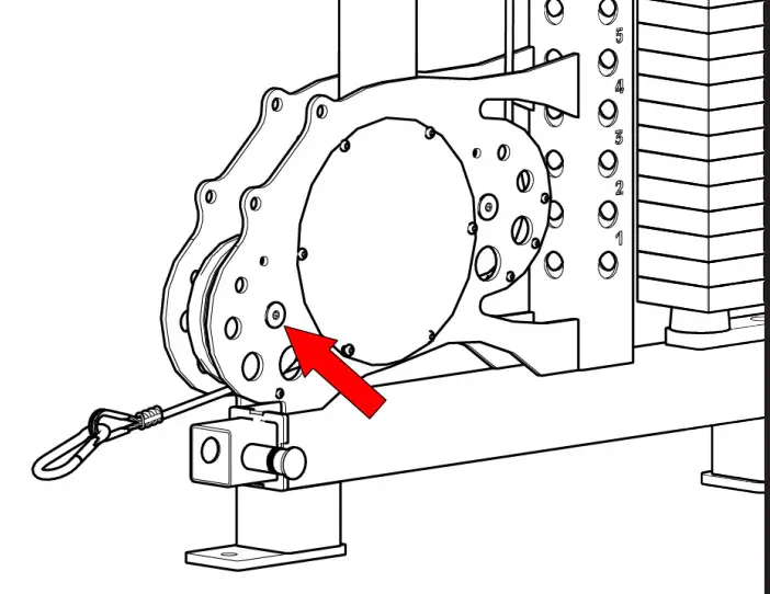 SORINEX P02283 Lat Pull Low Row Machine - ASSEMBLY 6