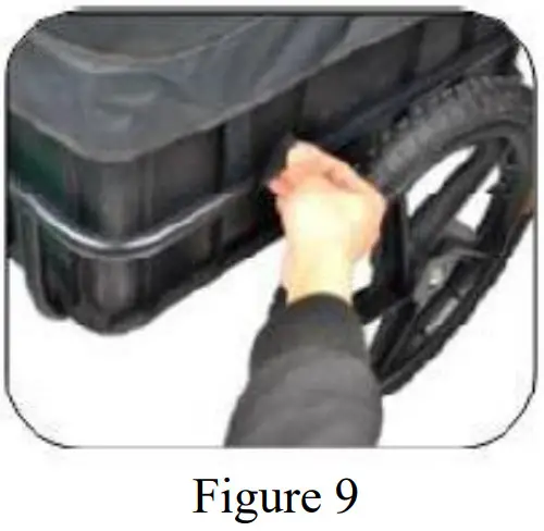 CHALLENGER J2800 Scooter Trailer - Secure box