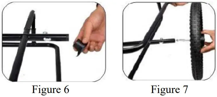 CHALLENGER J2800 Scooter Trailer - wheel axles