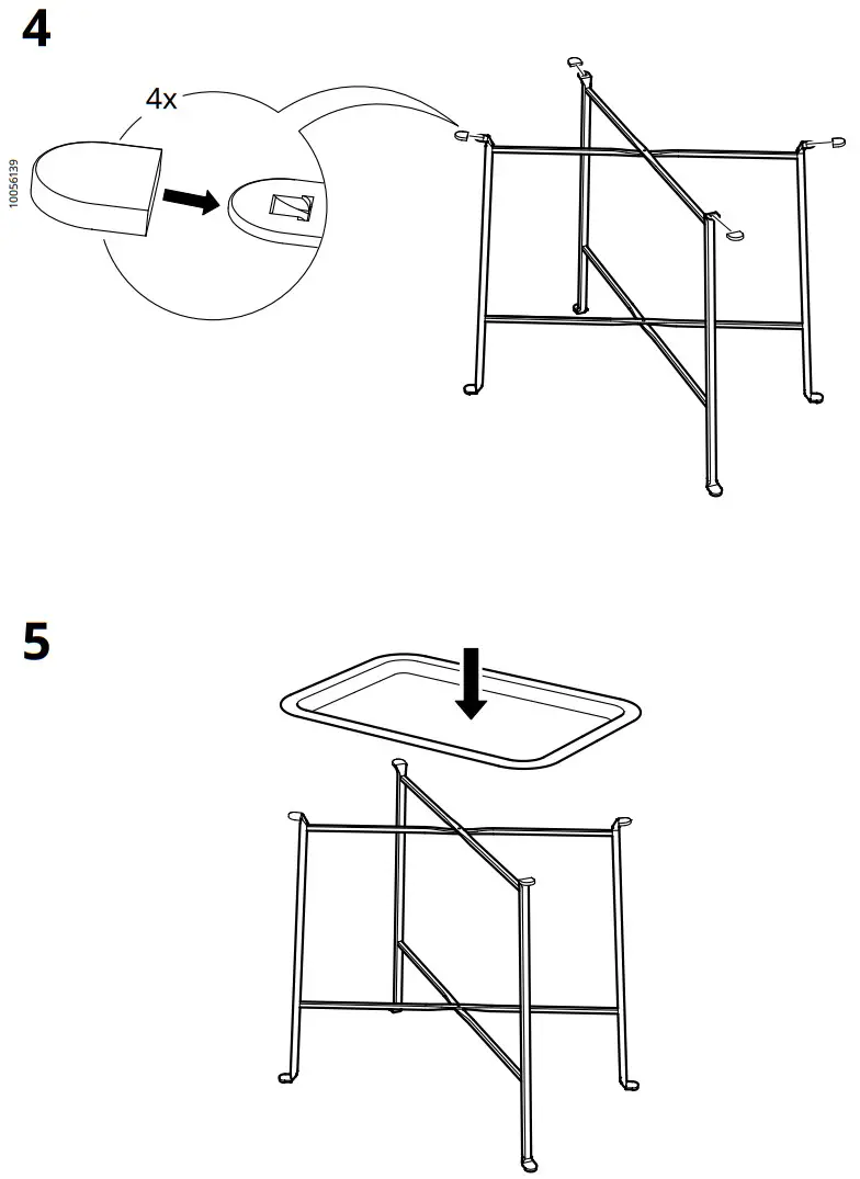 IKEA 10053010 KUNGSHATT Tray Table - FIGURE 3