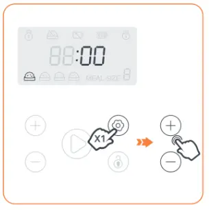 Meowant MW-PF01 Automatic Pet Feeder - Setting 13