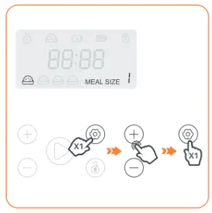 Meowant MW-PF01 Automatic Pet Feeder - Setting 14