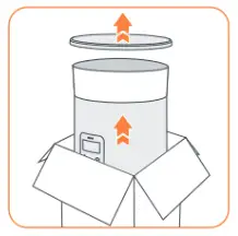 Meowant MW-PF01 Automatic Pet Feeder - Setting