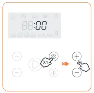 Meowant MW-PF01 Automatic Pet Feeder - Setting10