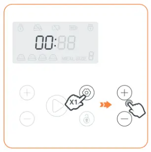 Meowant MW-PF01 Automatic Pet Feeder - Setting9