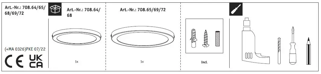 Paulmann 708.64 Atria Round LED Ceiling Lamp fig-1