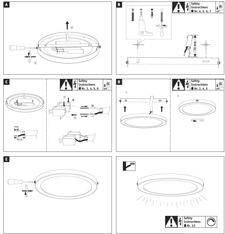 Paulmann 708.64 Atria Round LED Ceiling Lamp fig-2