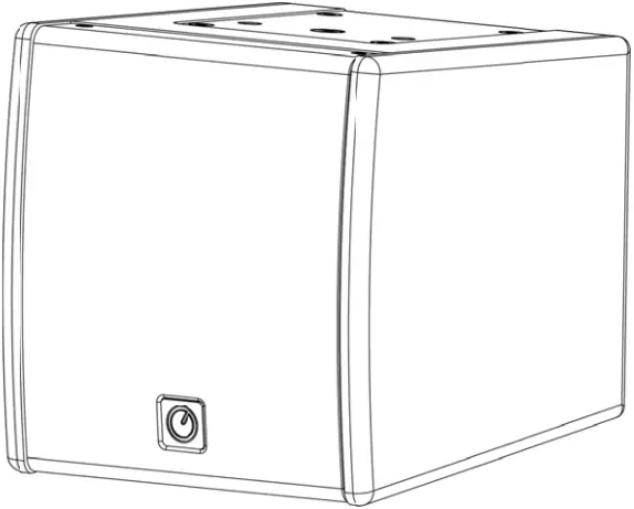 INTUSONIC 4FW50T 4 Inch Passive Wideband Background Music Speaker A0