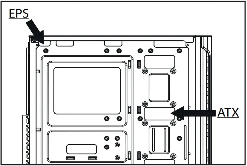 Savio P010223SO Raptor White X1 Professional Gaming Pc Case - EPS CABLE