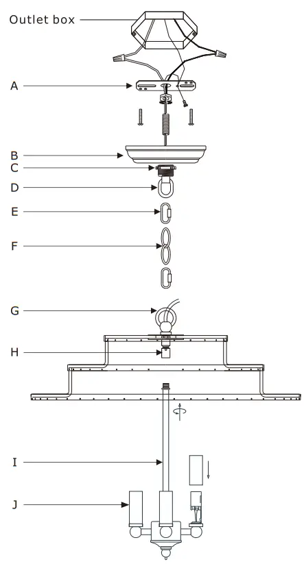 CRYSTORAMA GAB B7304 MK Gabrielle Four Light Chandelier - Figure