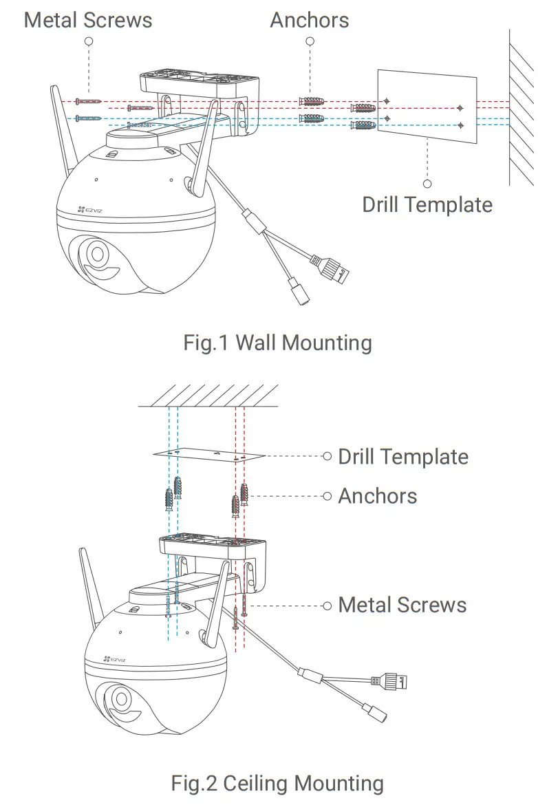 EZVIZ C8C Lite Security Camera - Install